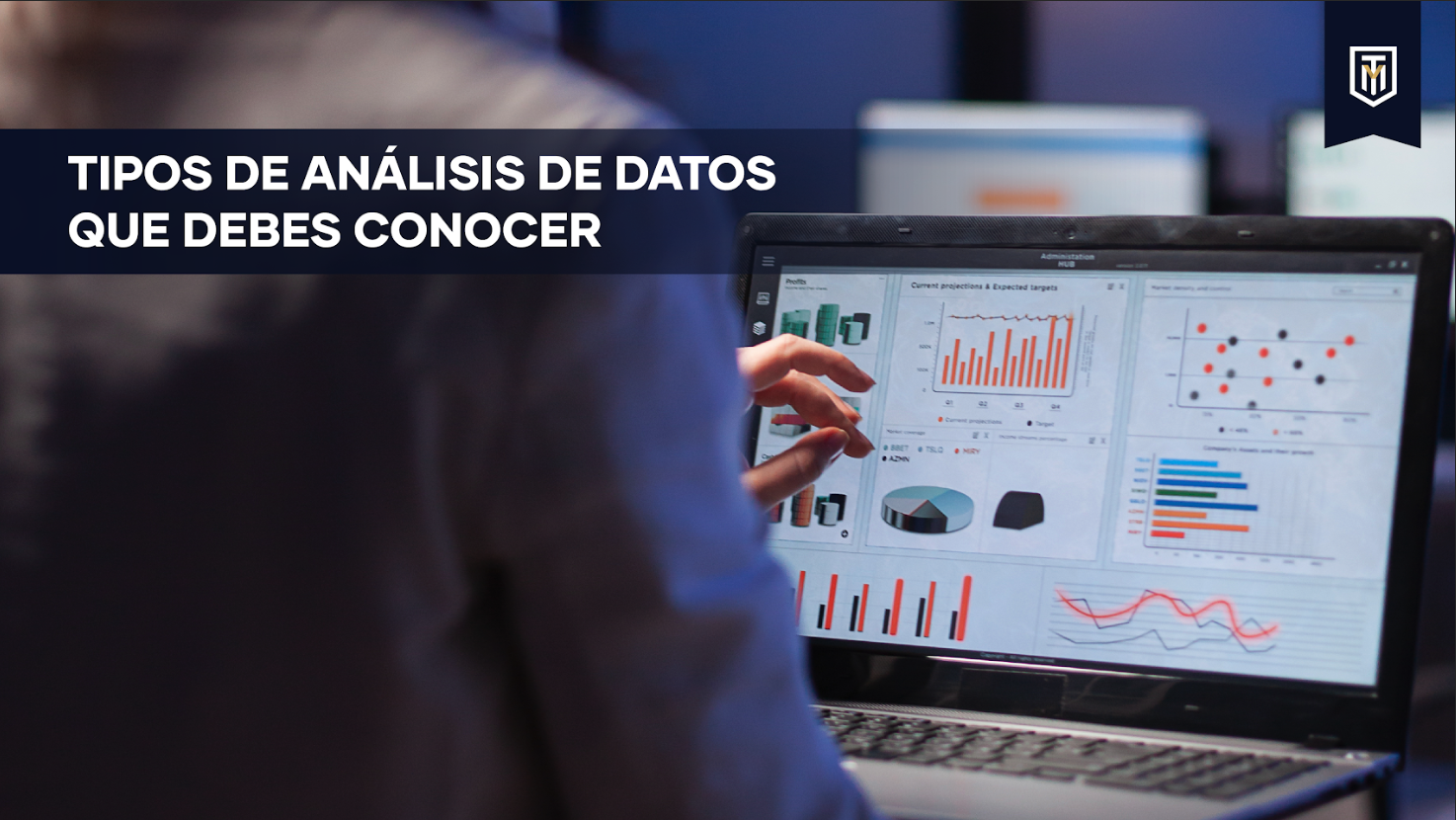 Mensaje “¿Cuáles son los tipos de análisis de datos que existen?”.